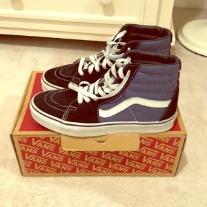 VANS SK8-Hi Navy High Top Shoes